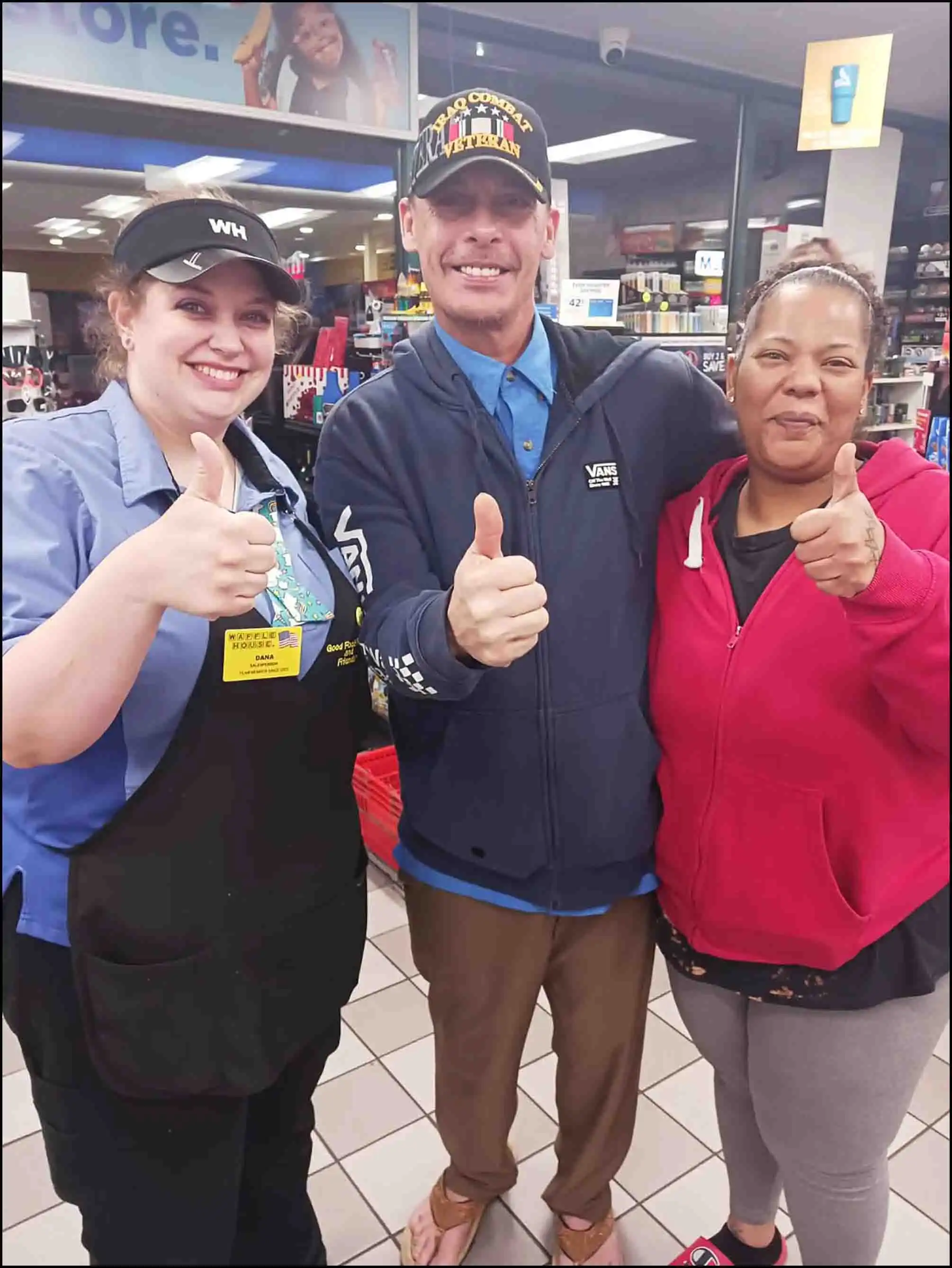 Workers & the CEO Veteran David Haave giving love to the community 2023 -- David Haave